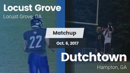 Matchup: Locust Grove High vs. Dutchtown  2017