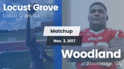 Matchup: Locust Grove High vs. Woodland  2017