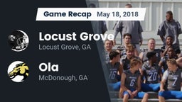 Recap: Locust Grove  vs. Ola  2018