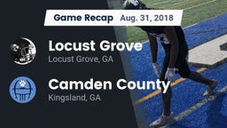Recap: Locust Grove  vs. Camden County  2018