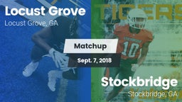 Matchup: Locust Grove High vs. Stockbridge  2018