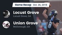 Recap: Locust Grove  vs. Union Grove  2018