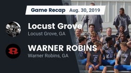 Recap: Locust Grove  vs. WARNER ROBINS  2019