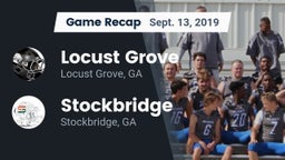 Recap: Locust Grove  vs. Stockbridge  2019