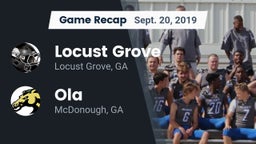 Recap: Locust Grove  vs. Ola  2019