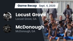 Recap: Locust Grove  vs. McDonough  2020