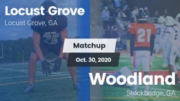 Matchup: Locust Grove High vs. Woodland  2020