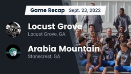 Recap: Locust Grove  vs. Arabia Mountain  2022