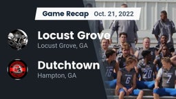 Recap: Locust Grove  vs. Dutchtown  2022