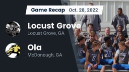 Recap: Locust Grove  vs. Ola  2022
