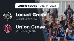 Recap: Locust Grove  vs. Union Grove  2022