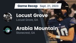 Recap: Locust Grove  vs. Arabia Mountain  2023