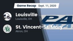 Recap: Louisville  vs. St. Vincent-St. Mary  2020