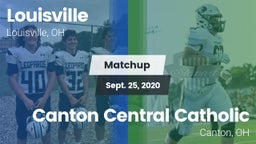 Matchup: Louisville High vs. Canton Central Catholic  2020