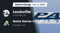 Recap: Louisville  vs. Notre Dame-Cathedral Latin  2020