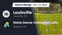 Recap: Louisville  vs. Notre Dame-Cathedral Latin  2022