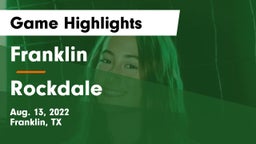 Franklin  vs Rockdale  Game Highlights - Aug. 13, 2022