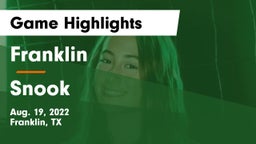 Franklin  vs Snook  Game Highlights - Aug. 19, 2022