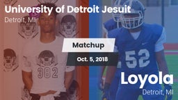 Matchup: University of vs. Loyola  2018