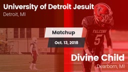 Matchup: University of vs. Divine Child  2018
