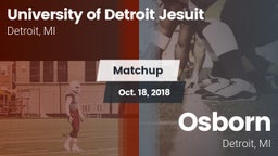 Matchup: University of vs. Osborn  2018