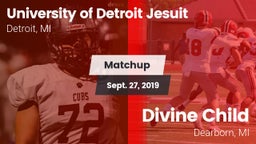 Matchup: University of vs. Divine Child  2019
