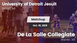 Matchup: University of vs. De La Salle Collegiate 2019