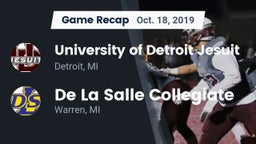 Recap: University of Detroit Jesuit  vs. De La Salle Collegiate 2019