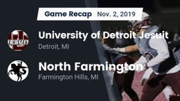 Recap: University of Detroit Jesuit  vs. North Farmington  2019