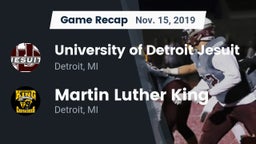 Recap: University of Detroit Jesuit  vs. Martin Luther King  2019