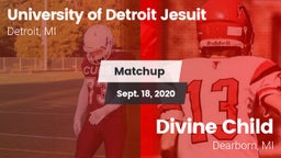 Matchup: University of vs. Divine Child  2020