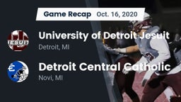 Recap: University of Detroit Jesuit  vs. Detroit Central Catholic  2020