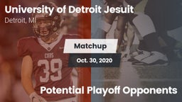 Matchup: University of vs. Potential Playoff Opponents 2020
