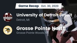Recap: University of Detroit Jesuit  vs. Grosse Pointe North  2020