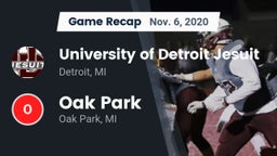Recap: University of Detroit Jesuit  vs. Oak Park  2020