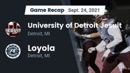Recap: University of Detroit Jesuit  vs. Loyola  2021