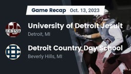 Recap: University of Detroit Jesuit  vs. Detroit Country Day School 2023