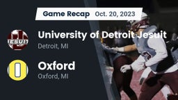 Recap: University of Detroit Jesuit  vs. Oxford  2023