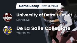 Recap: University of Detroit Jesuit  vs. De La Salle Collegiate 2023
