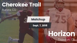 Matchup: Cherokee Trail High vs. Horizon  2018