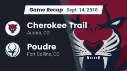 Recap: Cherokee Trail  vs. Poudre  2018