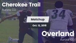 Matchup: Cherokee Trail High vs. Overland  2018