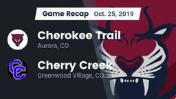 Recap: Cherokee Trail  vs. Cherry Creek  2019