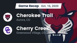 Recap: Cherokee Trail  vs. Cherry Creek  2020