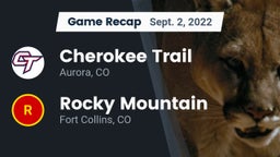Recap: Cherokee Trail  vs. Rocky Mountain  2022