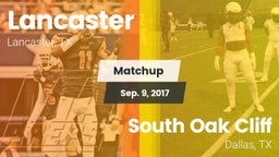 Matchup: Lancaster High vs. South Oak Cliff  2017