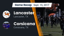 Recap: Lancaster  vs. Corsicana  2017