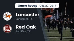 Recap: Lancaster  vs. Red Oak  2017