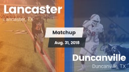 Matchup: Lancaster High vs. Duncanville  2018