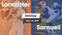 Matchup: Lancaster High vs. Samuell  2018